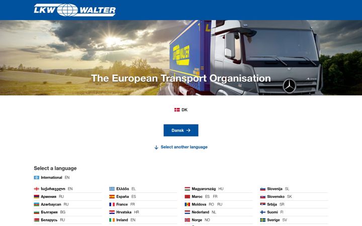 Ekrano kopija lkw-walter.com