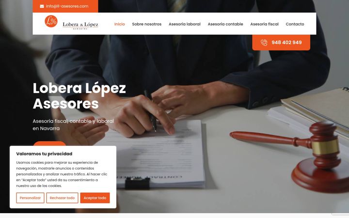 Screenshot of ll-asesores.com
