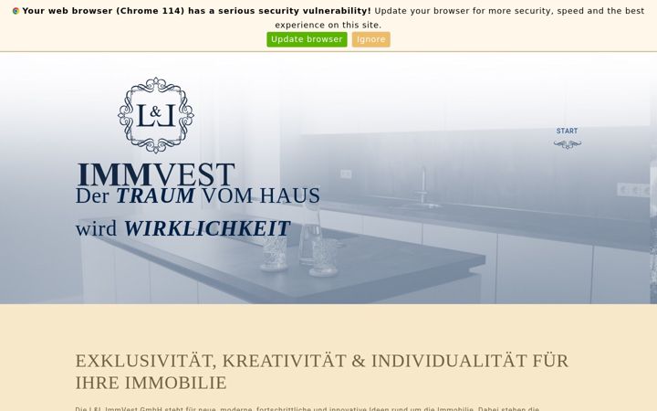 Screenshot of ll-immvest.de