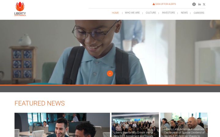 Screenshot of lla.com