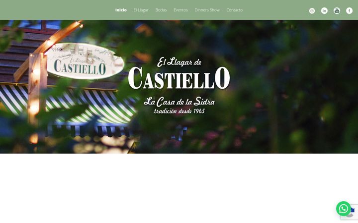 Screenshot of llagarcastiello.com