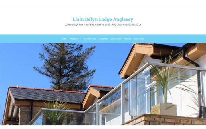 Screenshot of llaindelynlodge.co.uk