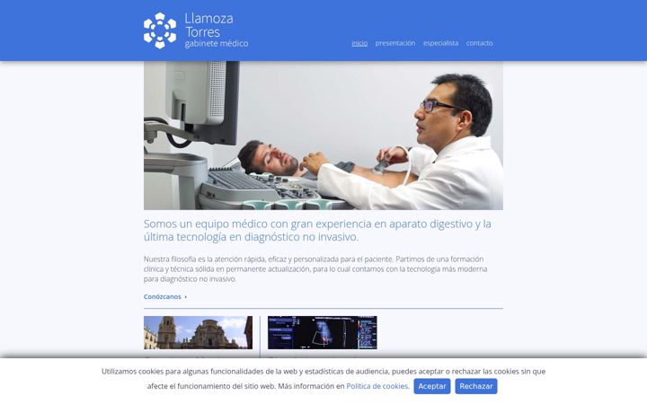 Screenshot of llamozatorres.com
