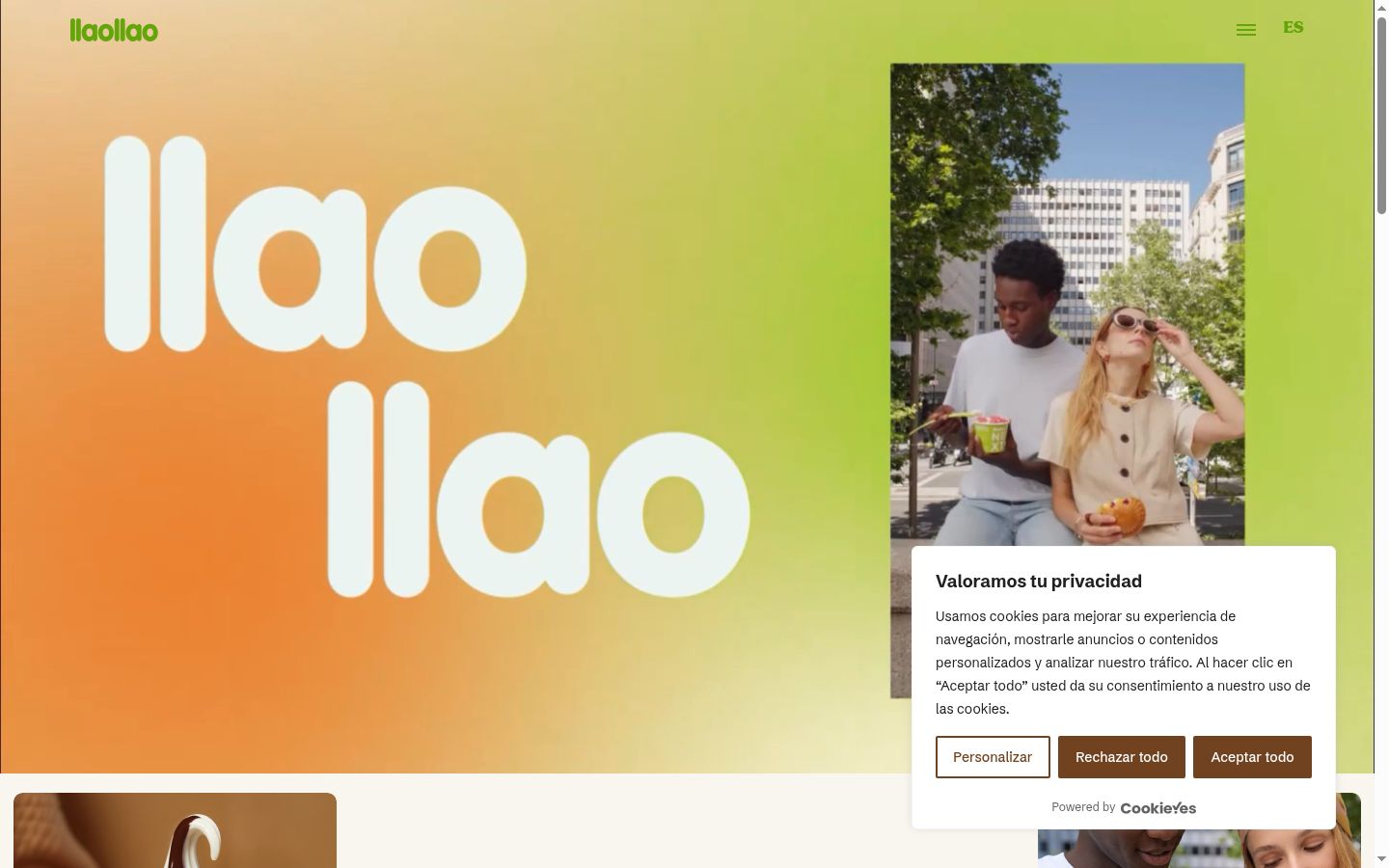 Screenshot tal-banner tal-kunsens muri qabel kwalunkwe interazzjoni