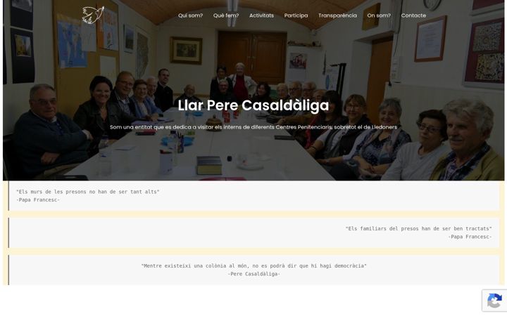 Screenshot of llarperecasaldaliga.org