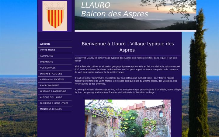 Screenshot of llauro.fr