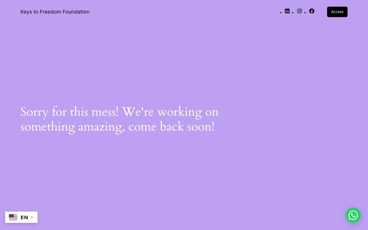 Screenshot of llavesdelibertad.com