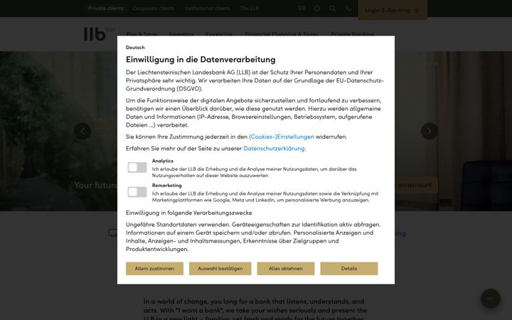 Screenshot of llb.li