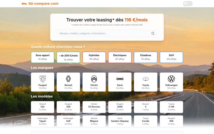 Zrzut ekranu lld-compare.com