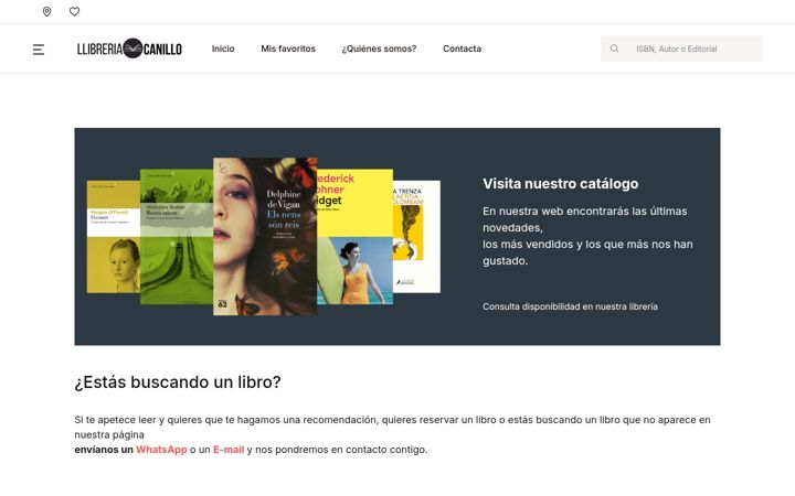 Screenshot of llibreriacanillo.com