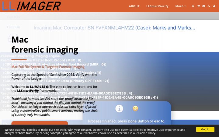 Screenshot of llimager.com