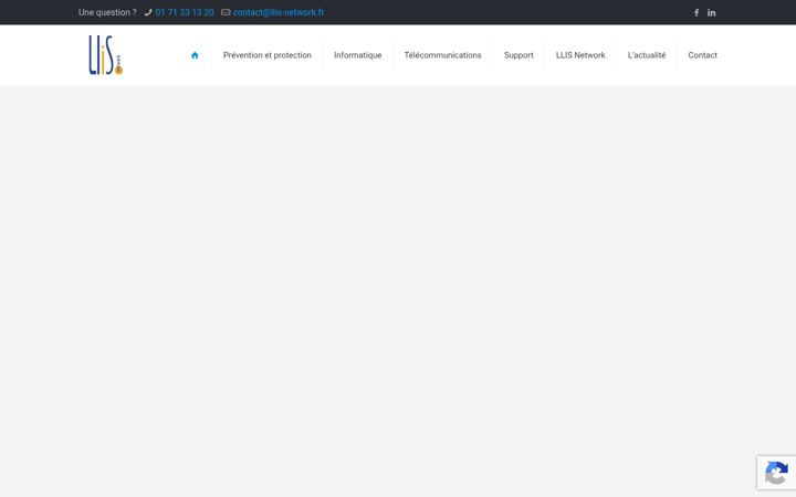 Screenshot of llis-network.fr