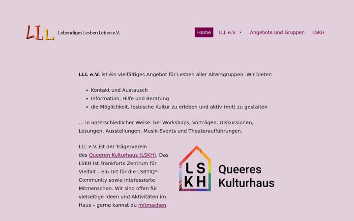 Screenshot of lll-frankfurt.de