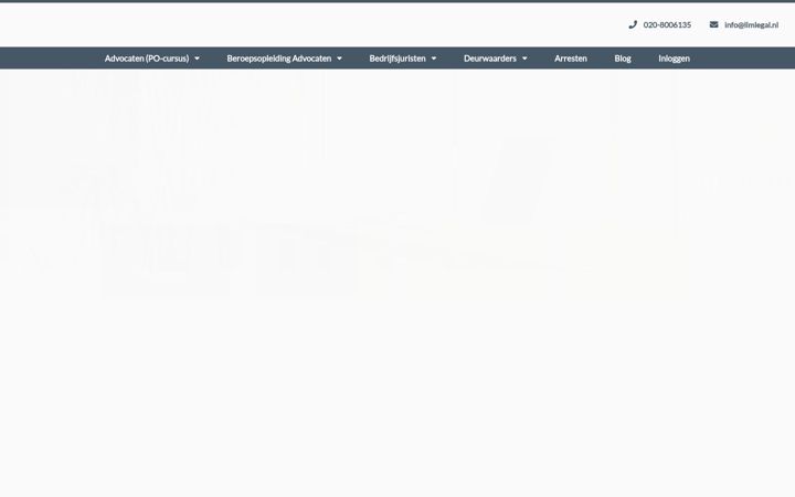 Screenshot of llmlegal.nl