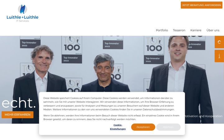 Screenshot of llnet.de