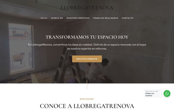 Screenshot of llobregatrenova.com