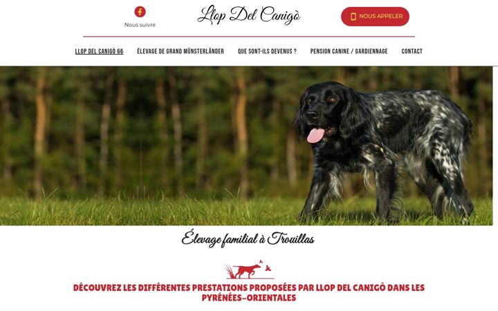 Screenshot of llopdelcanigo.fr