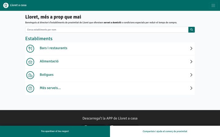 Screenshot of lloretacasa.com