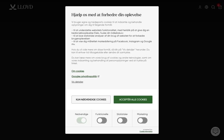 Screenshot of lloyd.com