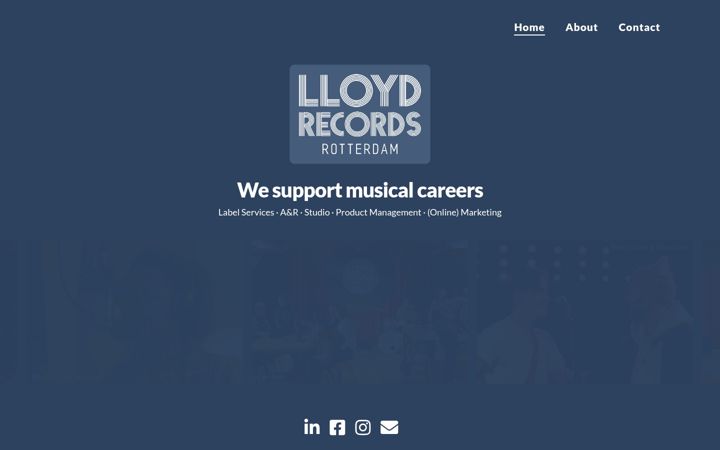 Screenshot of lloydrecords.nl