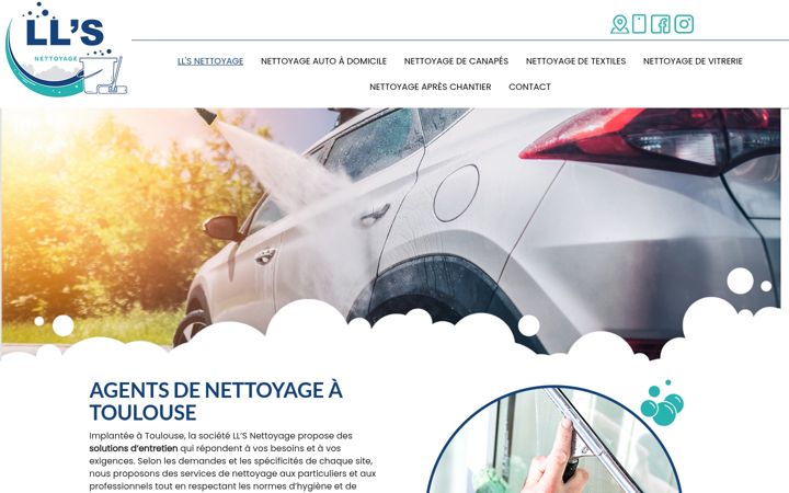Screenshot of llsnettoyage.fr