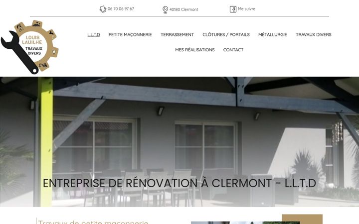 Screenshot of lltd.fr