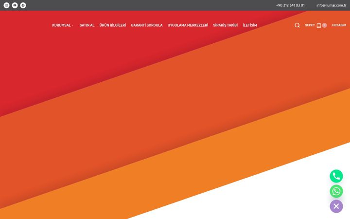Screenshot of llumar.com.tr