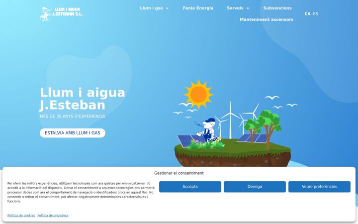 Screenshot of llumiaigua.com