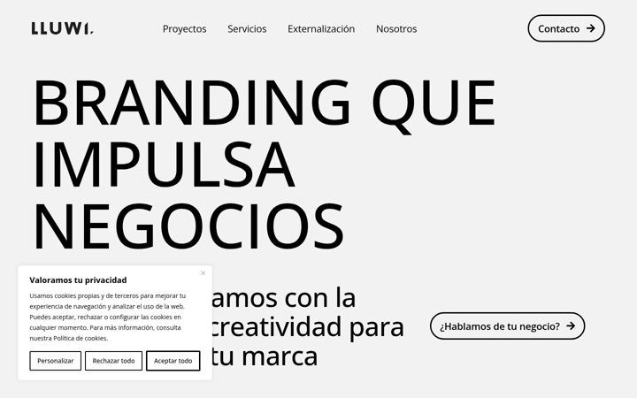 Screenshot of lluwi.com