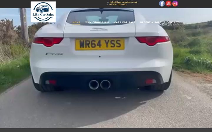 Screenshot of llyncarsales.co.uk