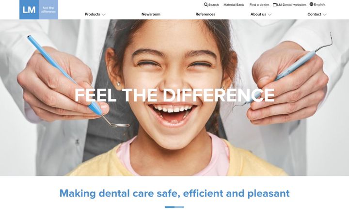 Zrzut ekranu lm-dental.com