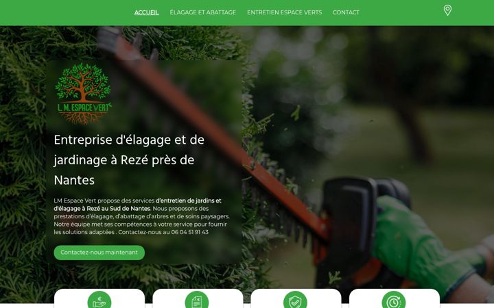 Screenshot of lm-espacevert.fr