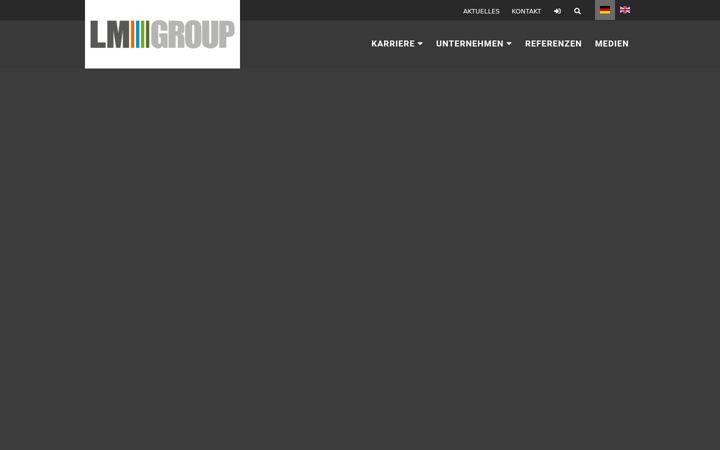 Screenshot of lm-group.com
