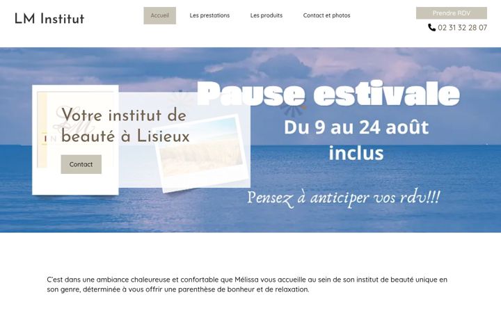 Screenshot of lm-institut-lisieux.fr