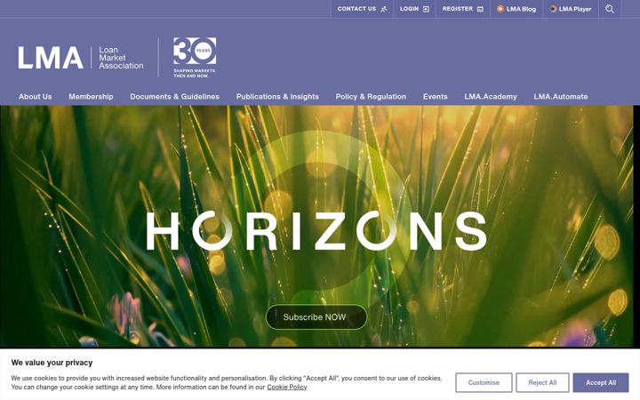 Screenshot of lma.eu.com