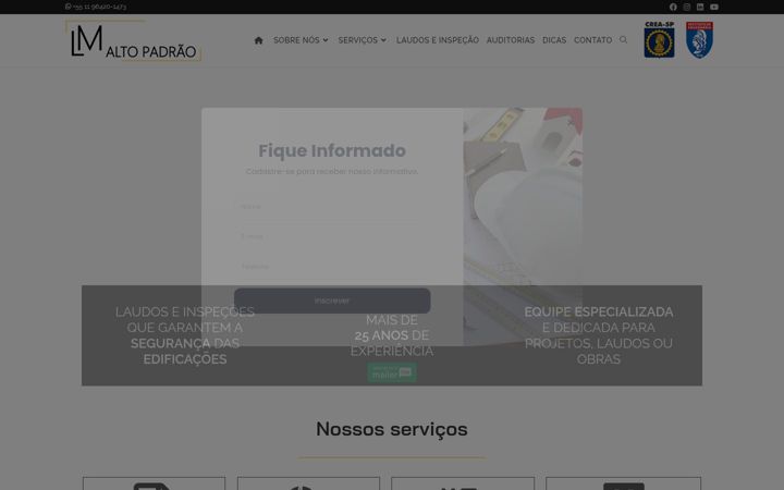 Screenshot of lmaltopadrao.com.br