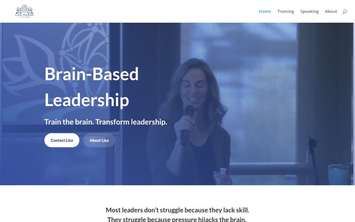 Screenshot of lmarini.com