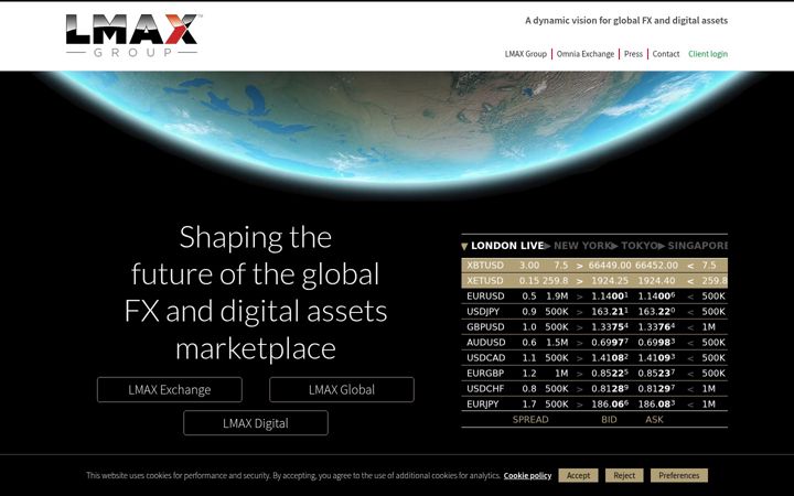 Képernyőkép: lmax.com