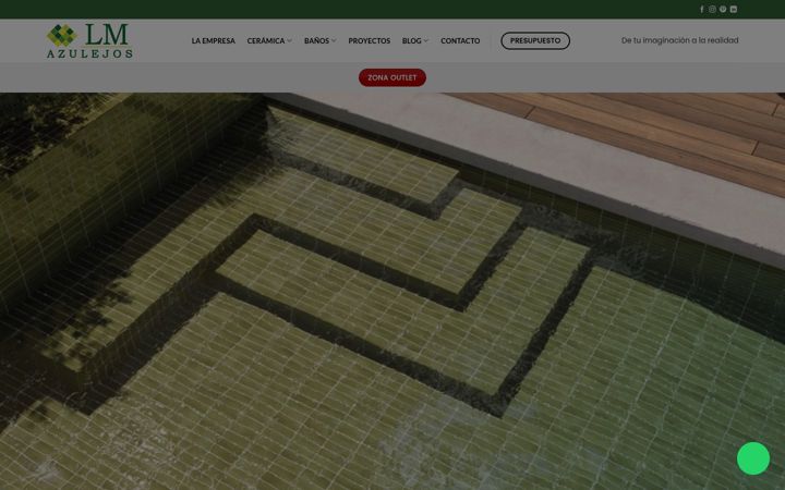 Screenshot of lmazulejos.com