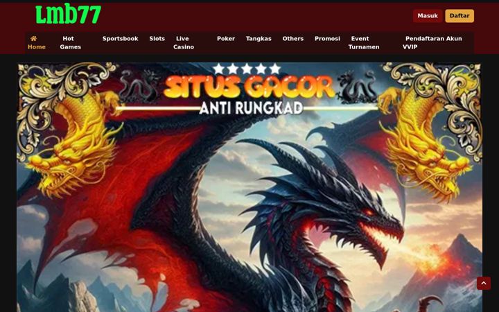 Screenshot of lmb77.com