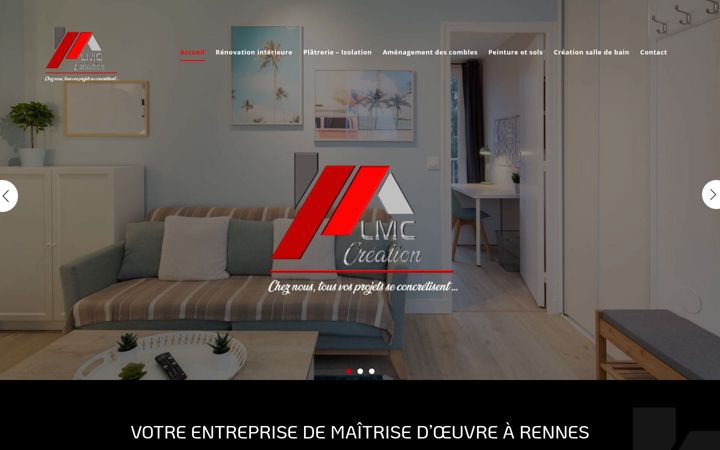 Screenshot of lmc-creation.com