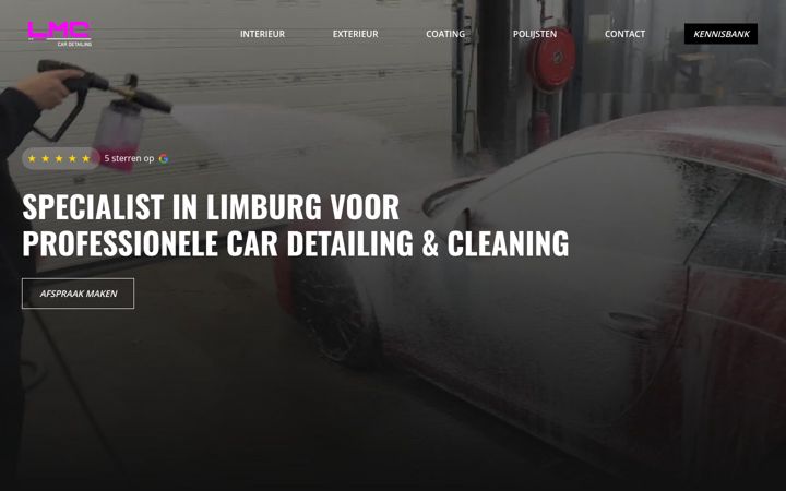 Screenshot of lmcdetailing.com