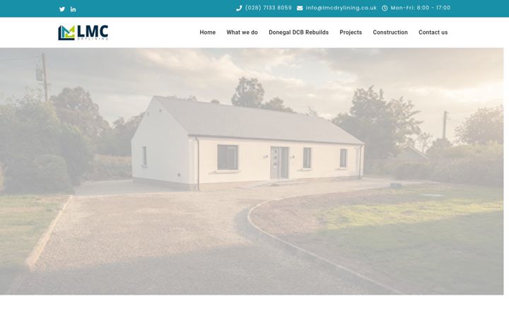 Screenshot of lmcdrylining.co.uk