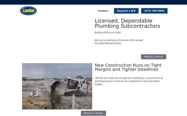 Screenshot of lmcpros.com