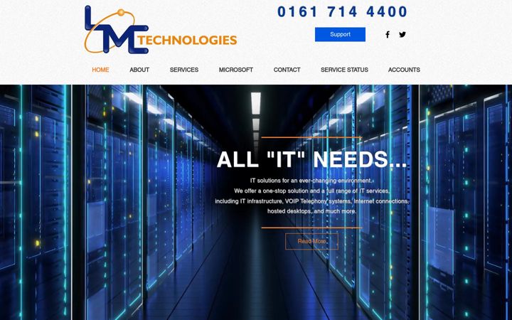 Screenshot of lmctechnologies.co.uk