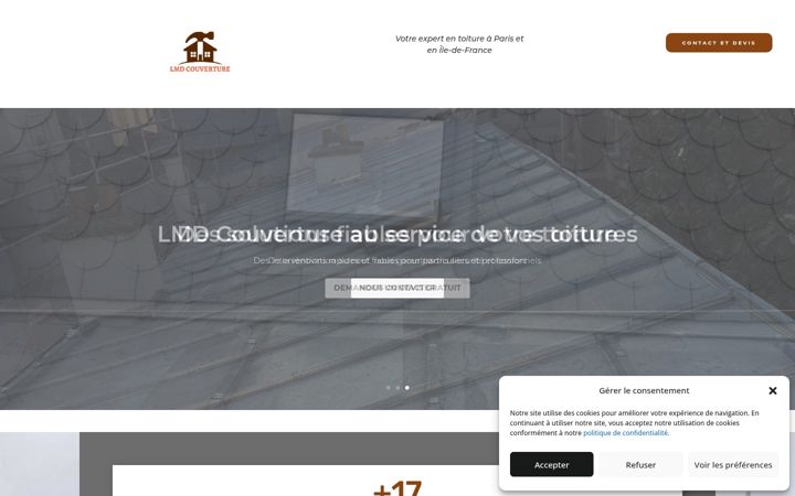 Screenshot of lmdcouverture.com