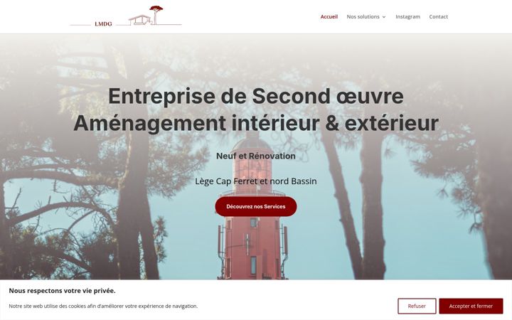 Screenshot of lmdgcapferret.fr