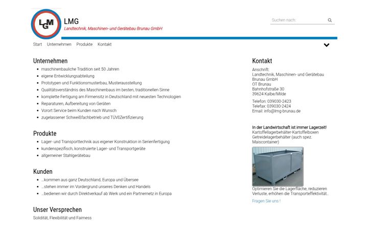 Screenshot of lmg-brunau.de