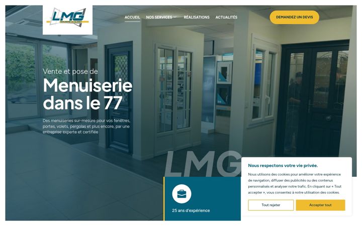 Screenshot of lmg-menuiserieduglairet.com