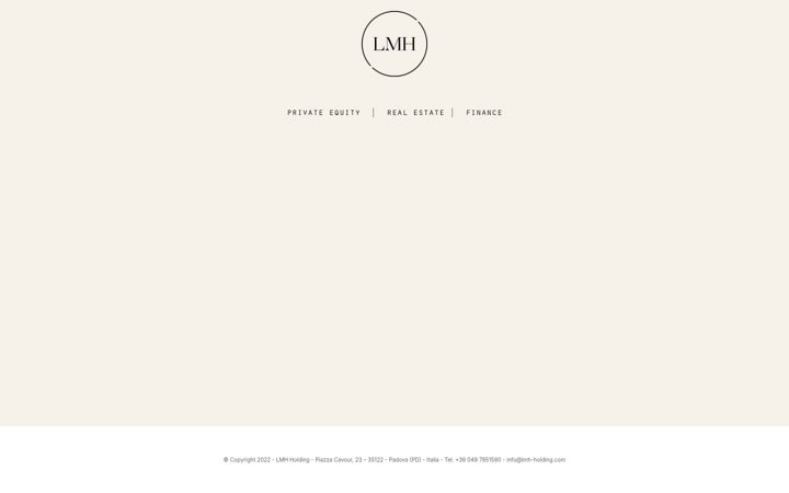 Screenshot of lmh-holding.com